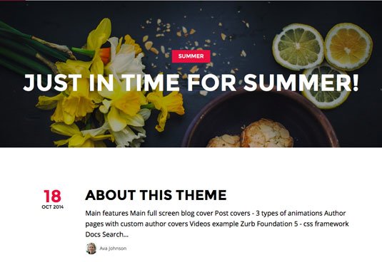 Website templates - Summer