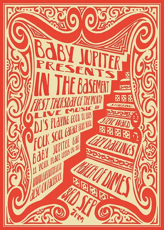 Flyer design: Baby Jupiter