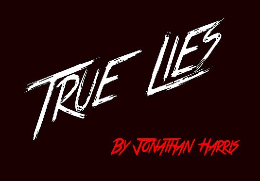 Free brush font: True Lies font