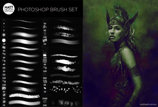 Free Photoshop brushes: Matt Heath