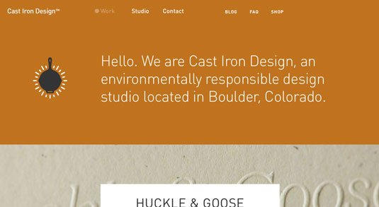 design portfolio: Cast Iron Studio
