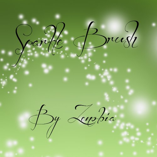 free Photoshop brushes: glitter