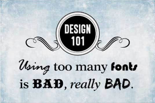 10 commandments of typography