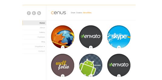 Free Drupal theme: Cenus