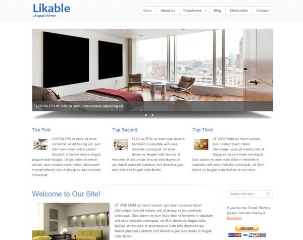 Drupal themes - Likable