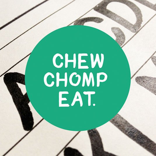 Free handwriting fonts: Chomp