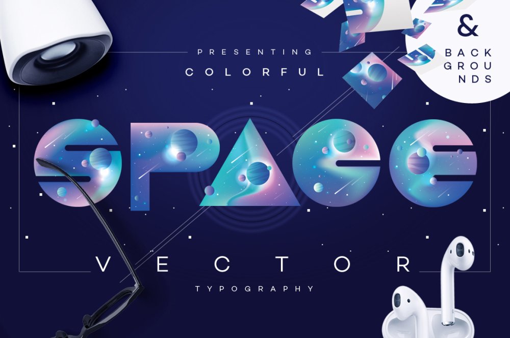 Space Vectors asset pack by Diana Hlevnjak / Polar Vectors