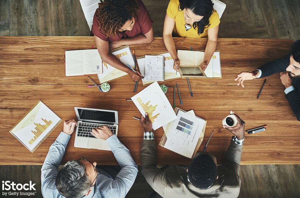 Modern business meeting, from iStock