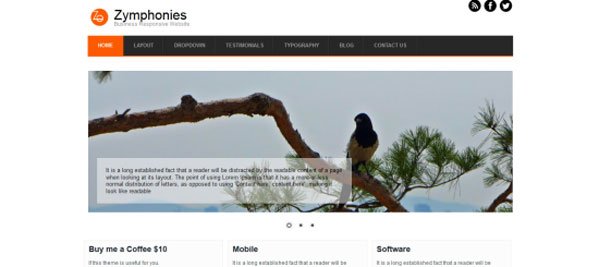 Drupal themes - Business Responsive Theme