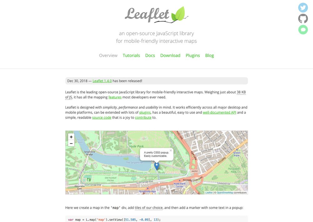 Dataviz tools: Leaflet