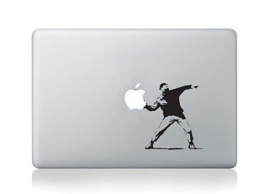 Mac decals - Banksy