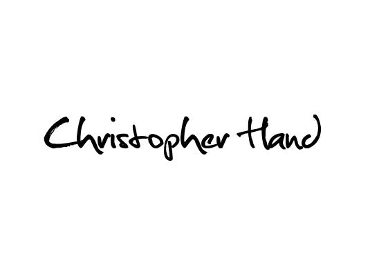 Free cursive fonts: Christopher Hand