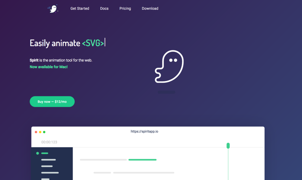 Spirit - The animation tool for the web