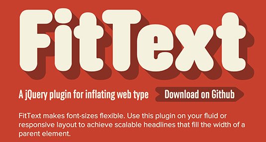 jQuery plugin FitText