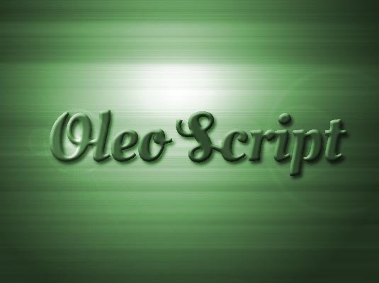 Free cursive fonts: Oleo Script