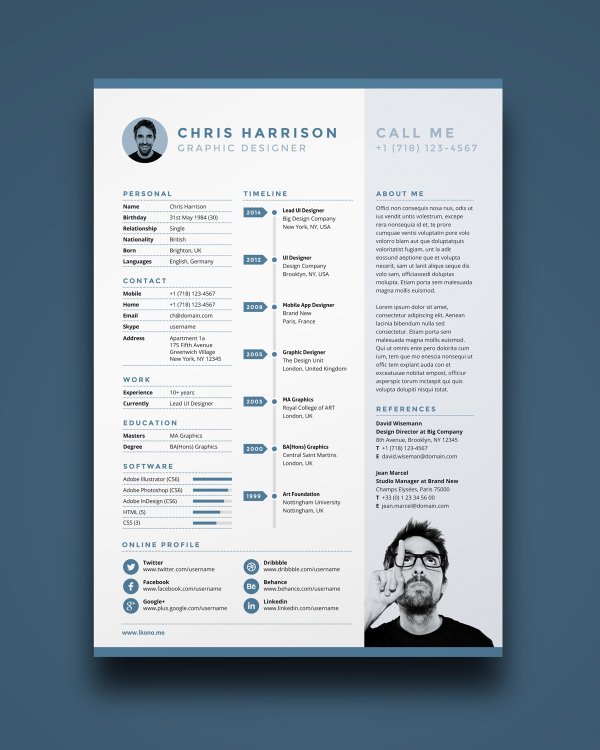 Resume and CV templates