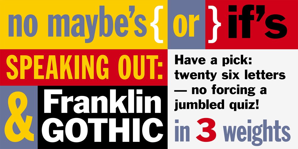 Franklin Gothic font