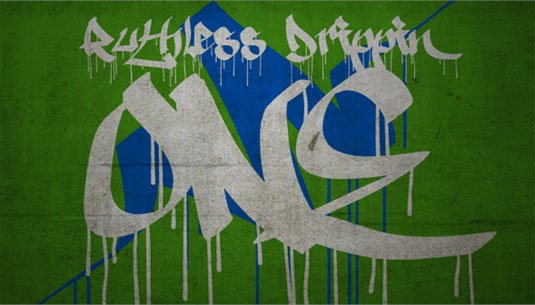 Free graffiti font: Ruthless Dripping ONE
