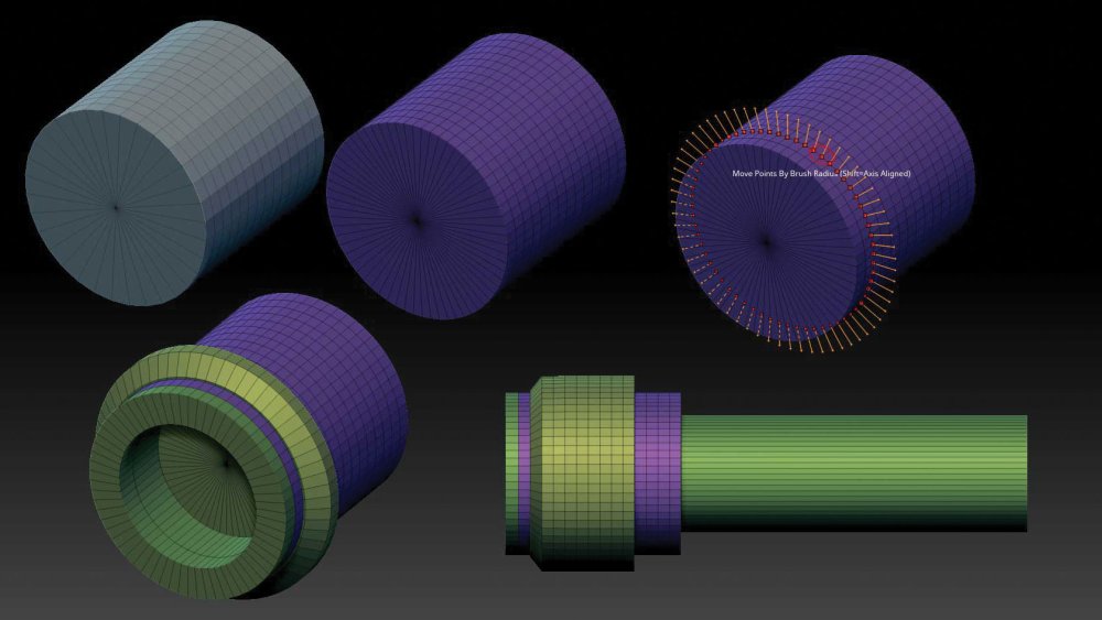 Cylinder3D jet engine 3D models