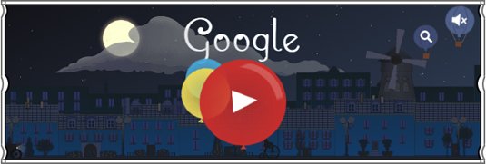 Google doodle: Debussy