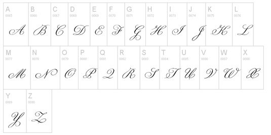 Tattoo fonts: Champignon