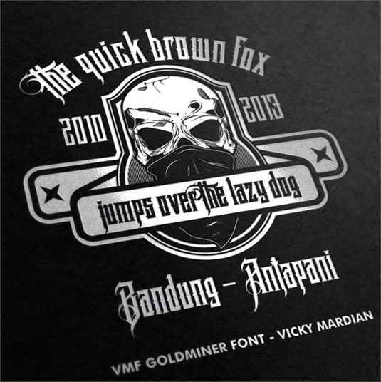 Los Angeles tattoo fonts