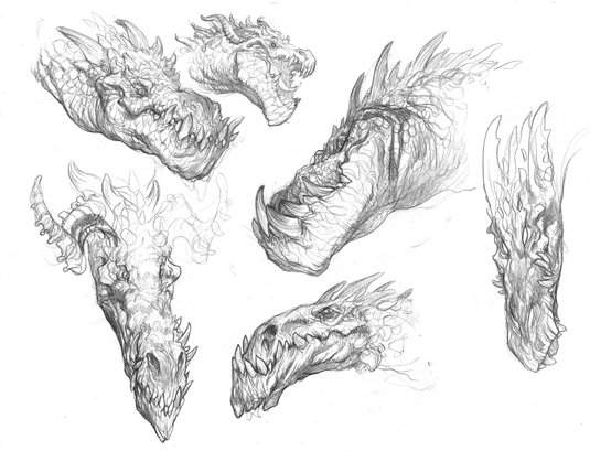 How to draw a dragon - expressions