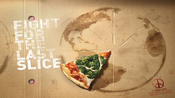 Print advertising: Pizza & Love