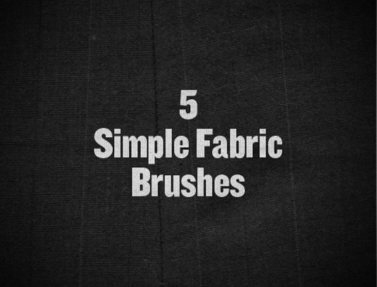 free Photoshop brushes: fabric