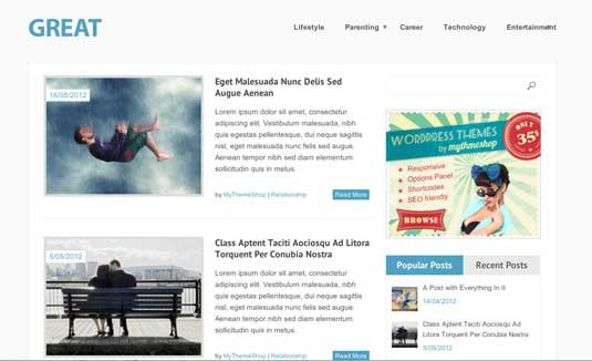 Free WordPress theme: Great