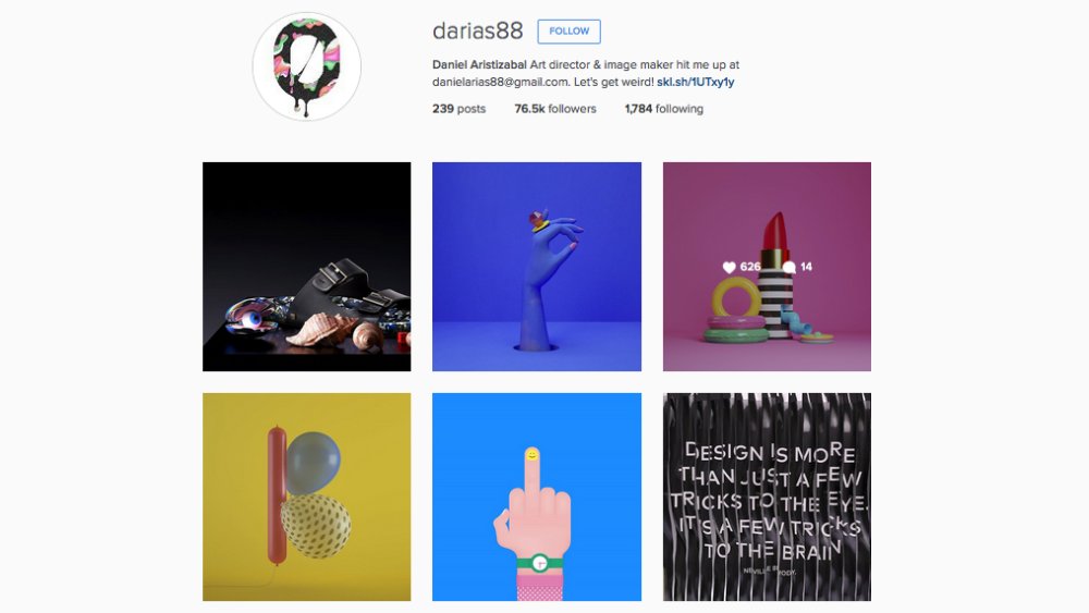 Graphic designers to follow on Instagram: Daniel Aristizabal