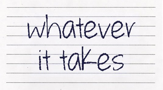 Free handwriting fonts: Whatever it Takes