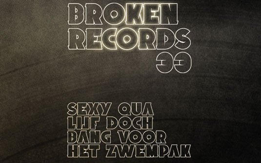 Graffiti font Broken Records