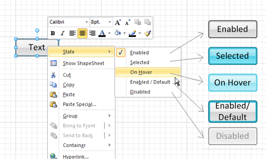 Wireframe tools - Visio