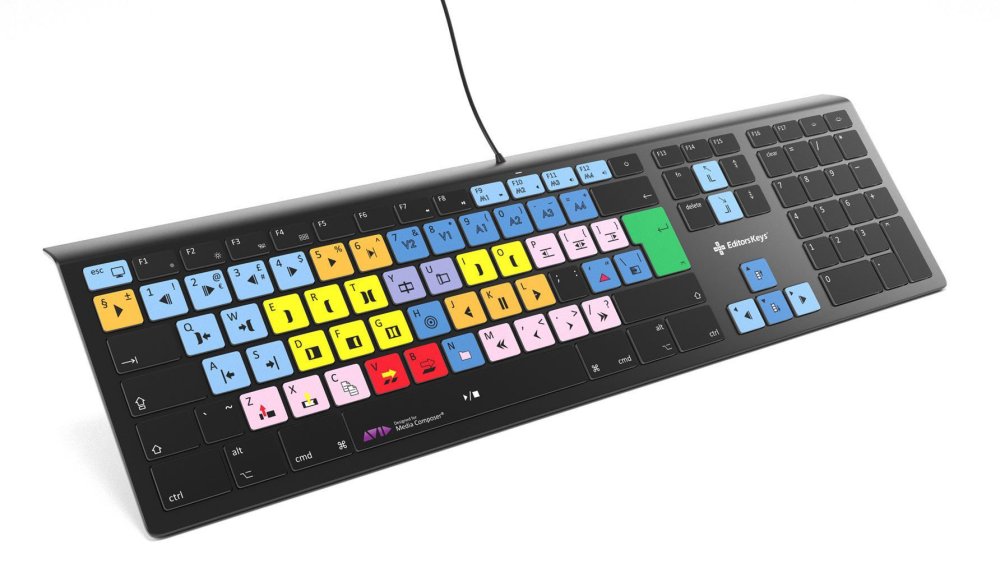 how to edit videos: Avid keyboard