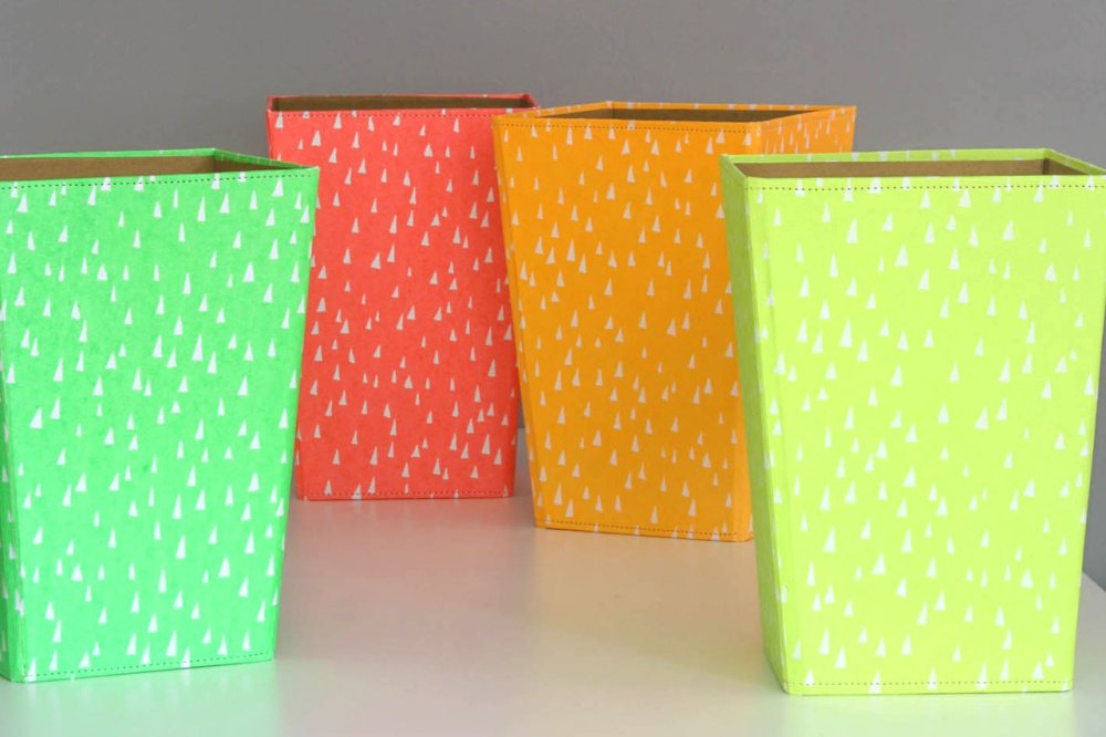 Karenza & Co fluro waste paper bin