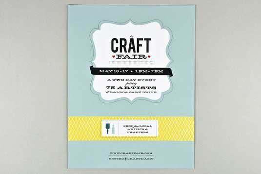 Flyer design: Craft fair flyer