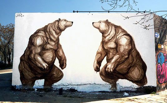 examples of street art: Jaz