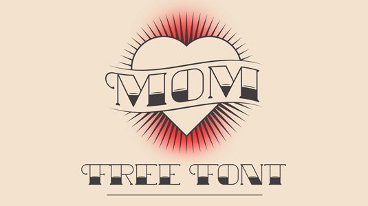 Tattoo font: MOM