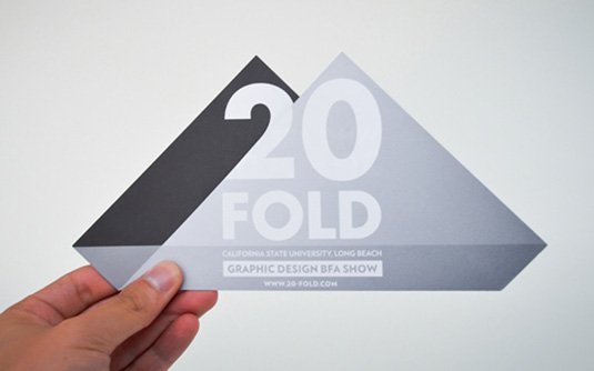 Flyer design: 20 Fold