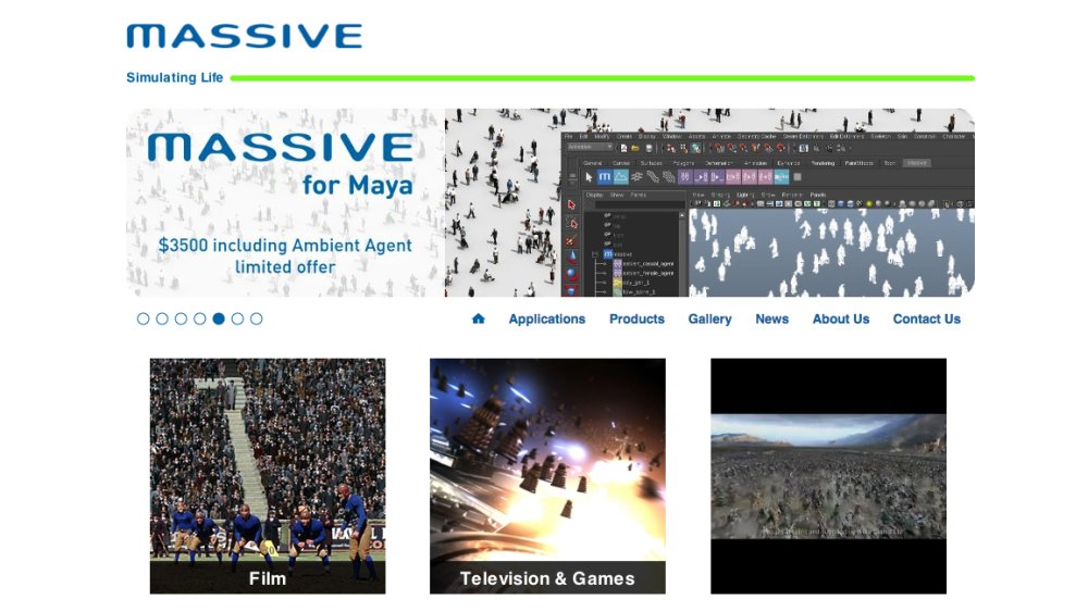 Massiva for Maya homepage