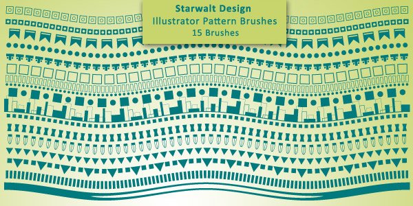 Best Illustrator brushes: patterns