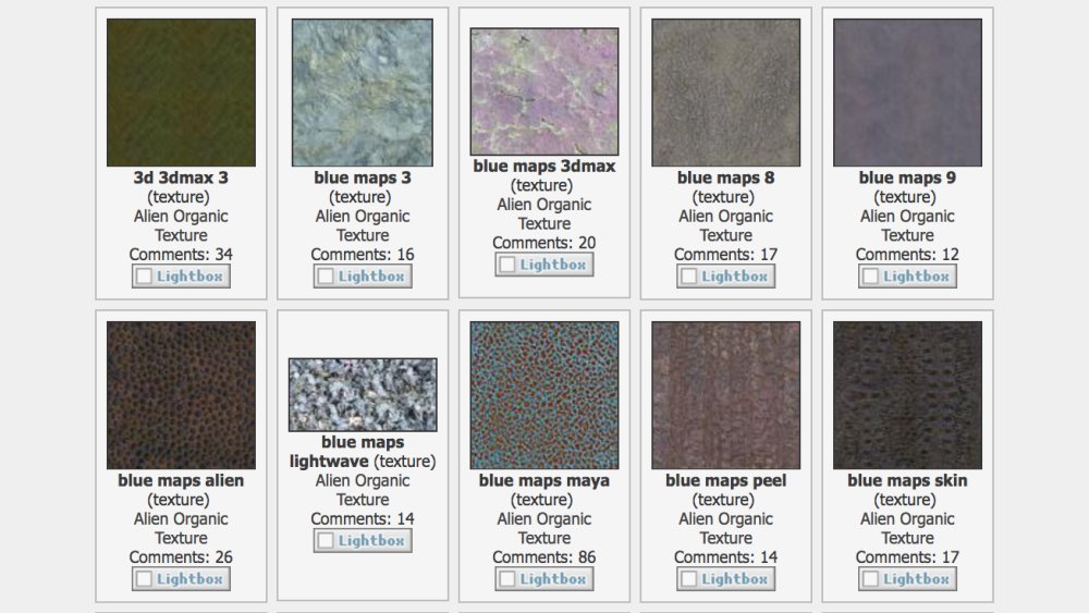 Free 3D textures