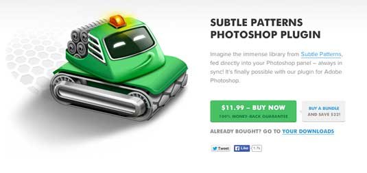 Photoshop plugins: Subtle patterns