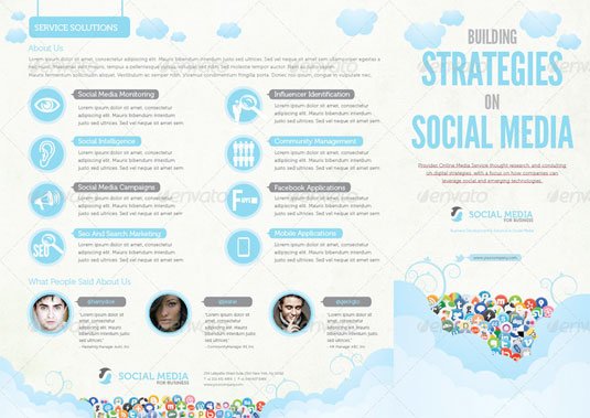 Best brochure templates: social media