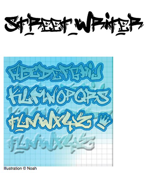 Graffiti fontStreet Writer
