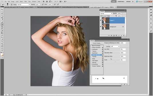 Photoshop tips: Quick brush effects