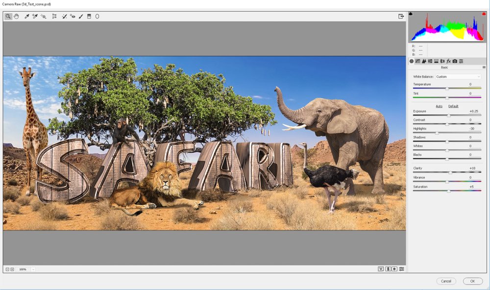 image with safari written on it and animals