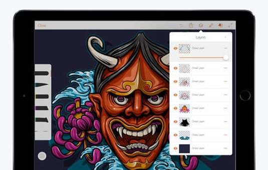 Drawing apps for ipad: Adobe Illustrator Draw