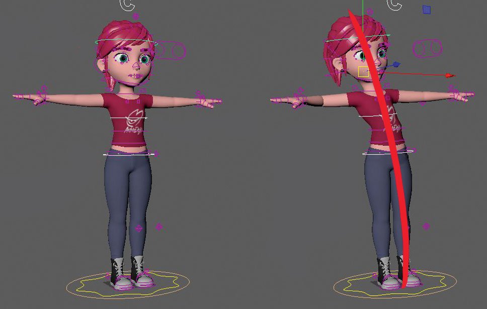Easy posing techniques for 3D models: Quickly assess your line of action